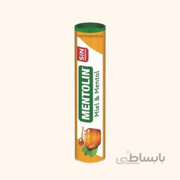 آبنبات منتولین عسل و منتول بدون گلوتن و شکر 20 گرمی