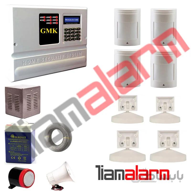 پکیج دزدگیر اماکن باسیم مدل جی ام کا سیم کارتی GM890PR4