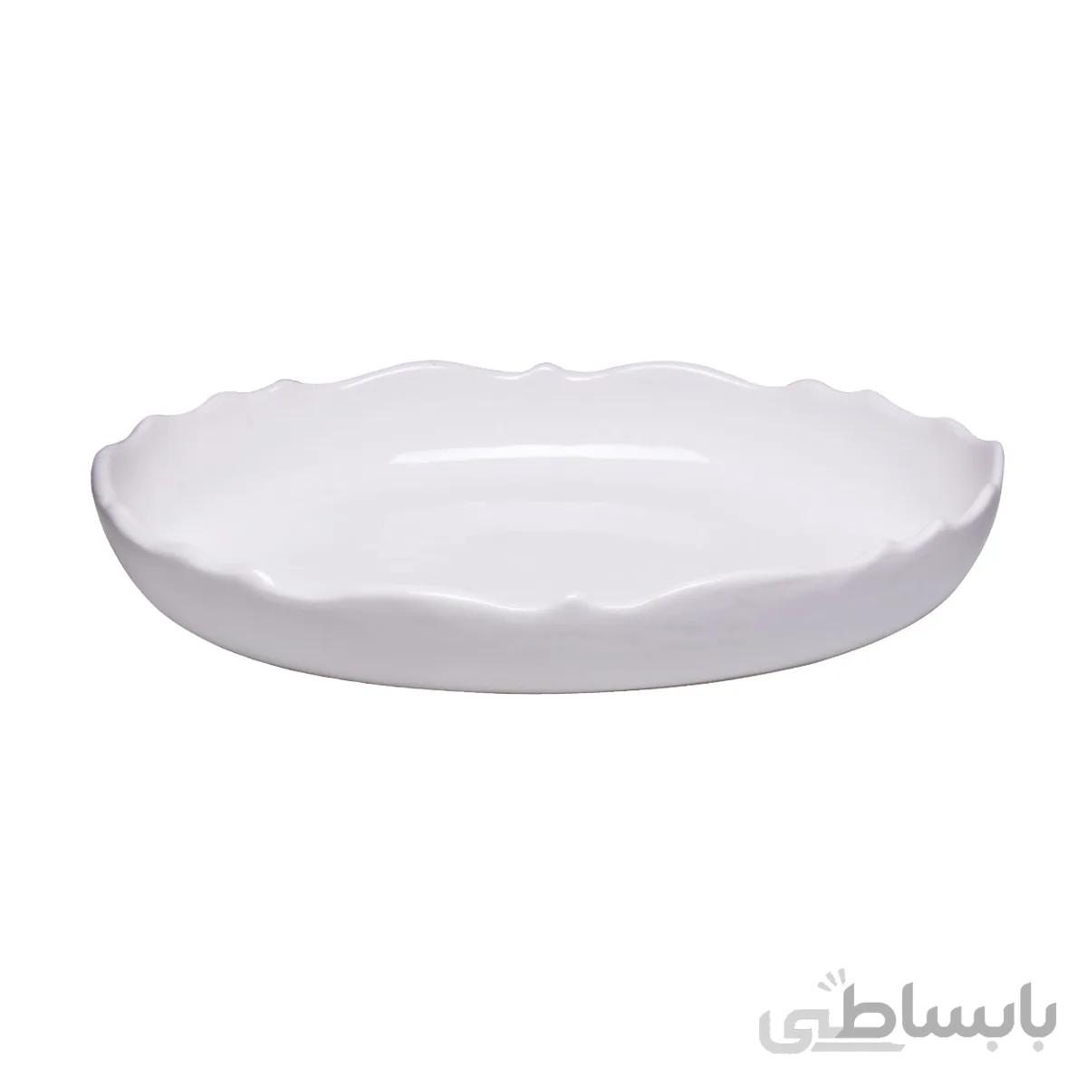 دیس بیضی سرامیکی ریور سایز بزرگ کد 1003