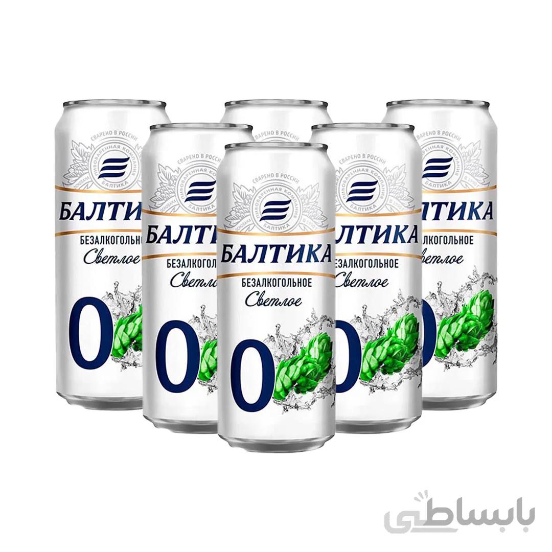 نوشیدنی آبجو بدون الکل بالتیکا پک 6 عددی Baltika