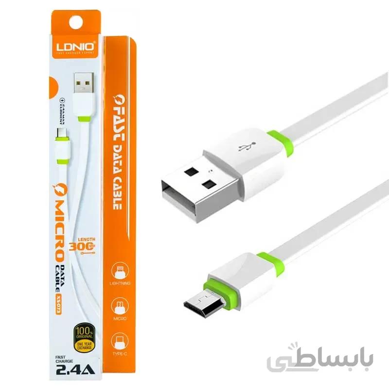 کابل میکرو یو اس بی LDNIO XS-073 30cm