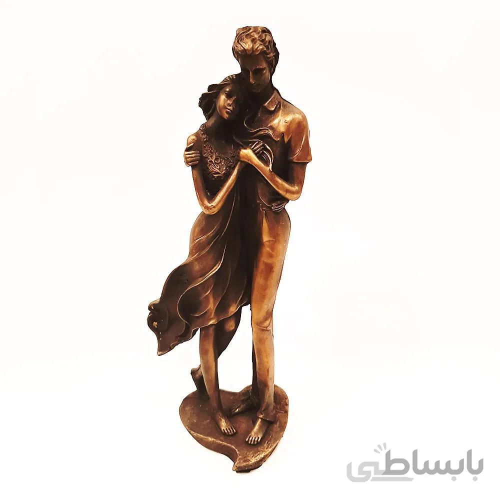 مجسمه رقاصه رنگ برنز کد 4