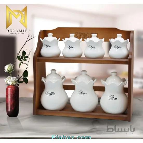 پاسماوری 7 پارچه روستیک ساده