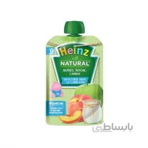 پوره ساندیسی سیب ، هلو و خامه هاینز Heinz