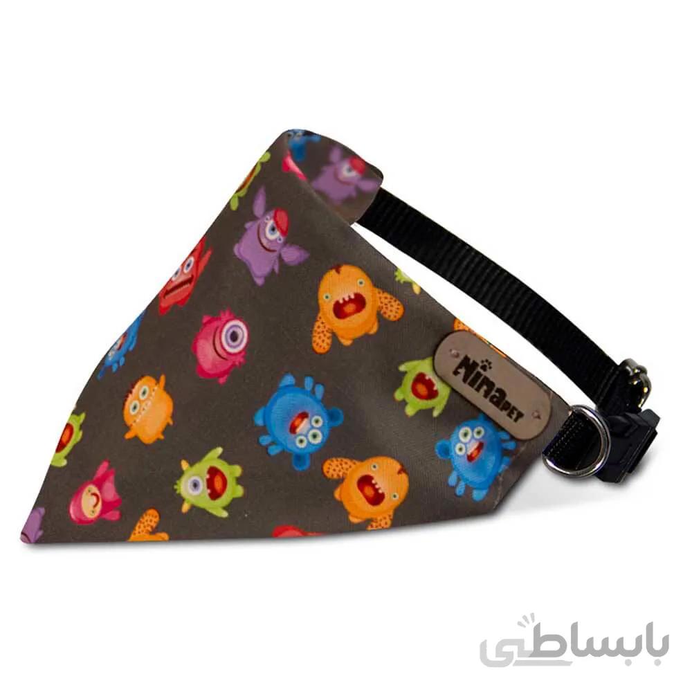 قلاده دستمال گردن سگ نیناپت مدل هیولا ا Ninapet Collar & Scarf For Large Dog Monster Model