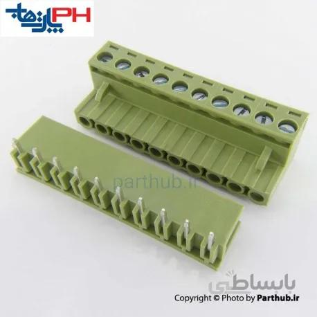 ترمینال 10 پین رایت انگل 5.08mm