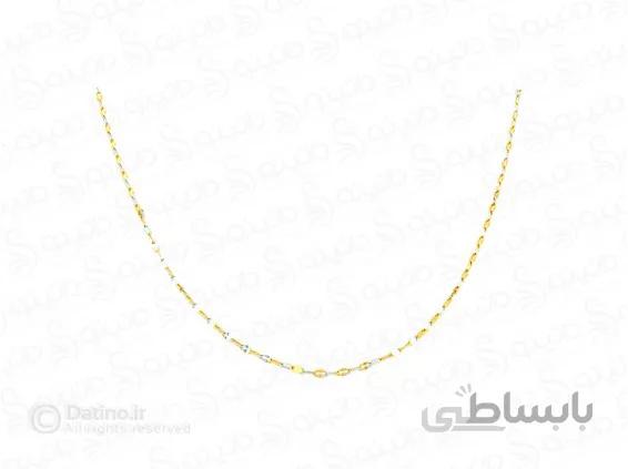 زنجیر استیل مدل سنگاپور دوتایی zarrin-n-93