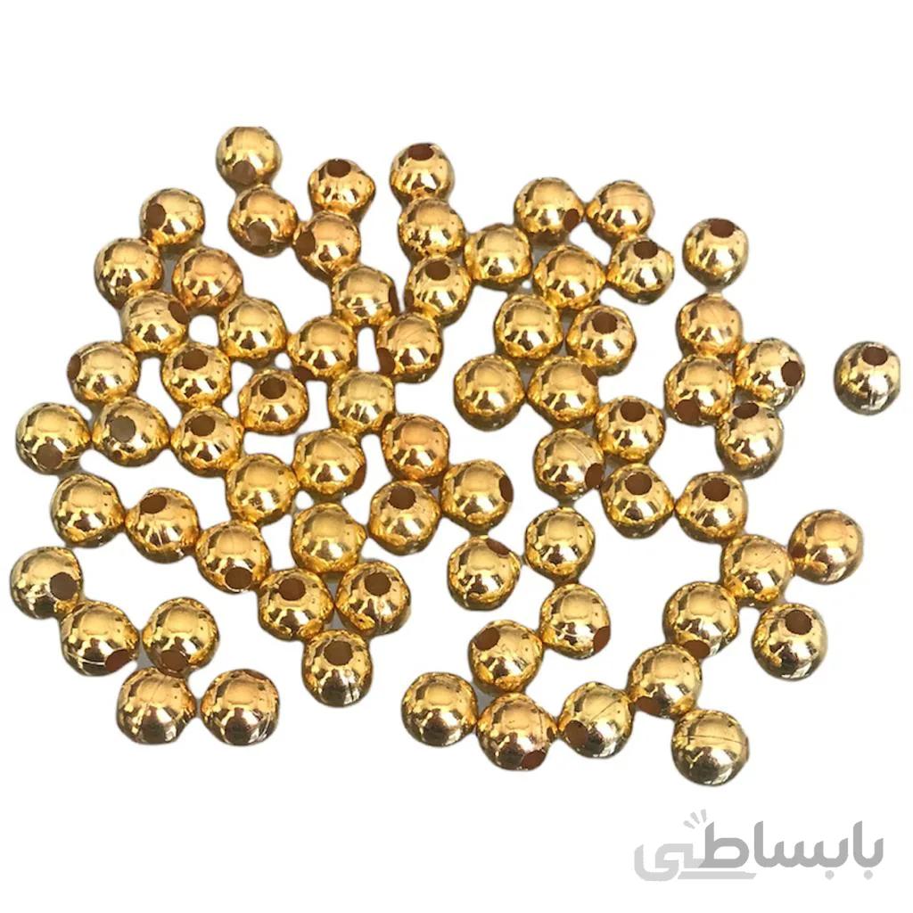 مهره طلایی سایز ۸ بسته 70 عددی