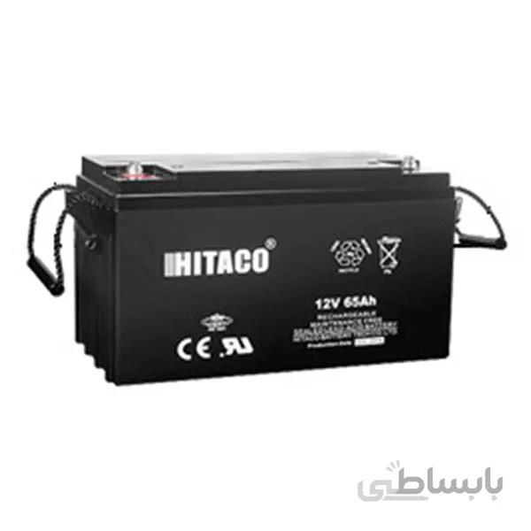باتری یو پی اس 12 ولت 65 آمپر ساعت هیتاکو HB65-12