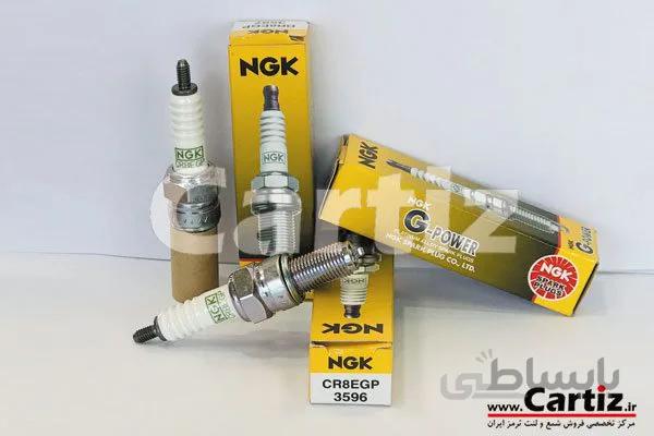 شمع موتورسیکلت سوزنی پالس و پولسار NGK ژاپن CR8EGP ا CR8EGP