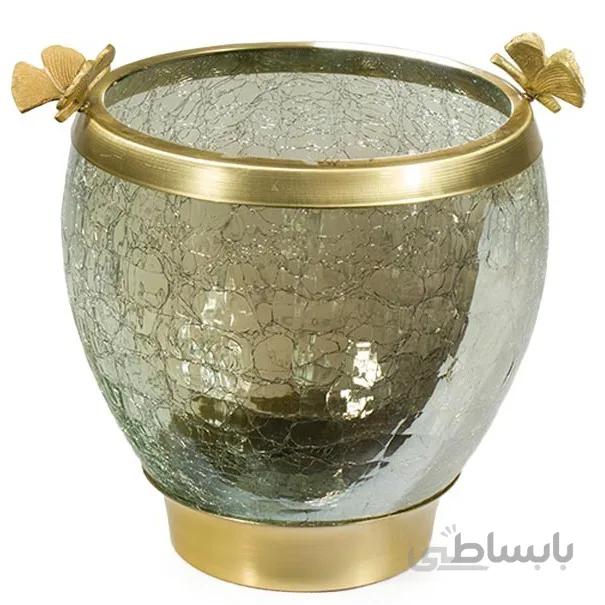 سطل خمره ای سالینو مدل پروانه برنزی کد B-417