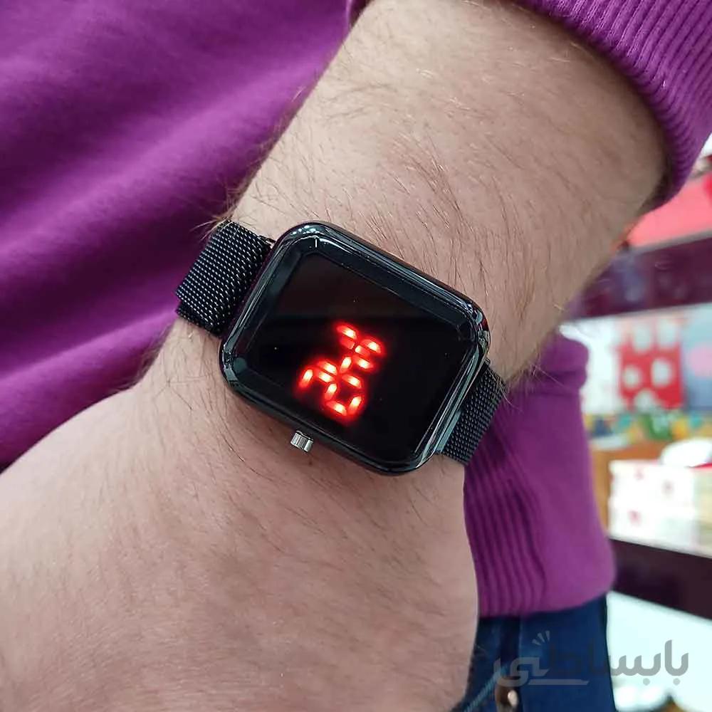 ساعت مچی مردانه LED طرح اپل واچ