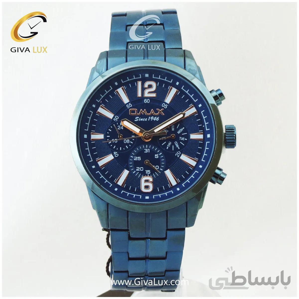 ساعت مچی مردانه اورجینال سه موتوره OMAX مدل GX35S44I