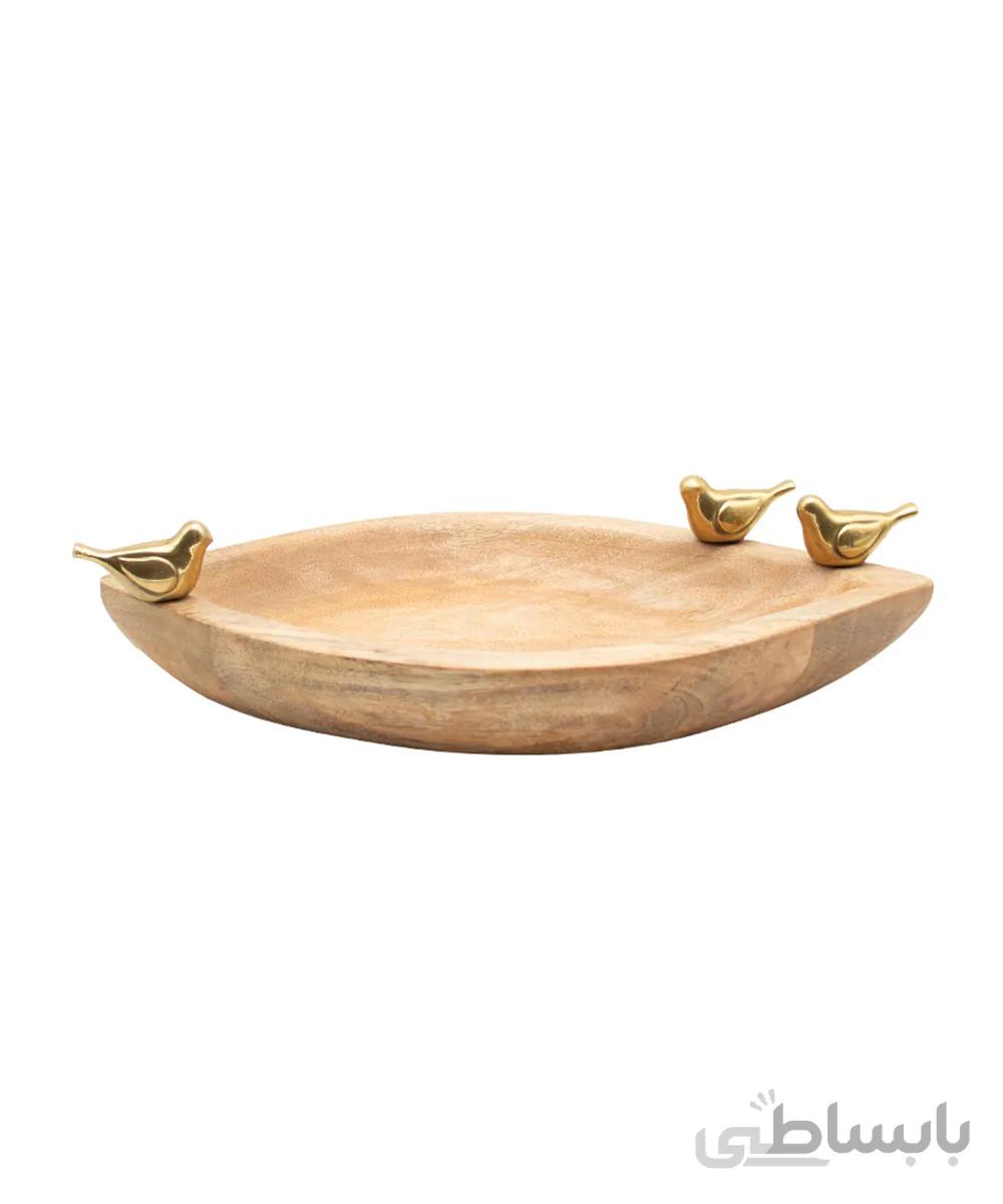 شیرینی خوری لوزی بزرگ چوبی طرح گنجشك ورونا