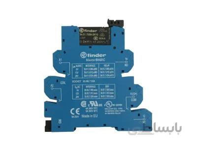 رله PLC) 24 V DC/AC) یک کنتاکت (Finder(34.51