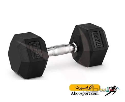وزنه 6 ضلعی رکورد 17 و نیم کیلوگرم دو عدد