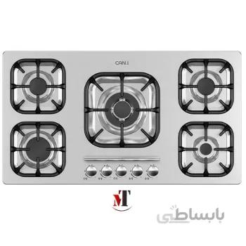 اجاق گاز ۵ شعله استیل کن مدل IS-9502 ا Can Gas Hob model IS-9502
