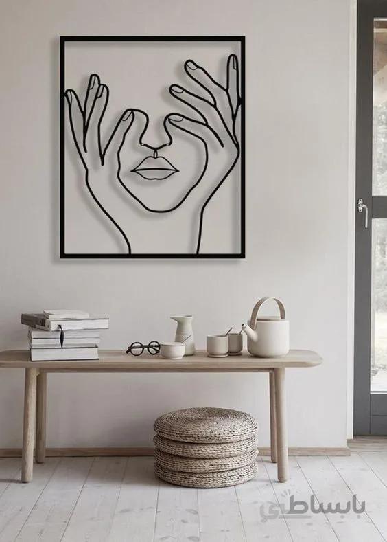 تابلو چوبی یک تکه مینیمال مدل ونوس