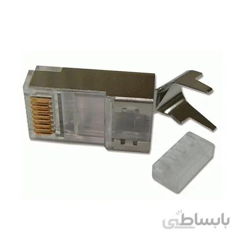 سوکت شبکه شیلد دار دینتک Cat.6 FTP Solid