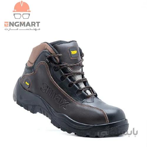 کفش ایمنی new 3max مدل نیو قهوه ای مشکی