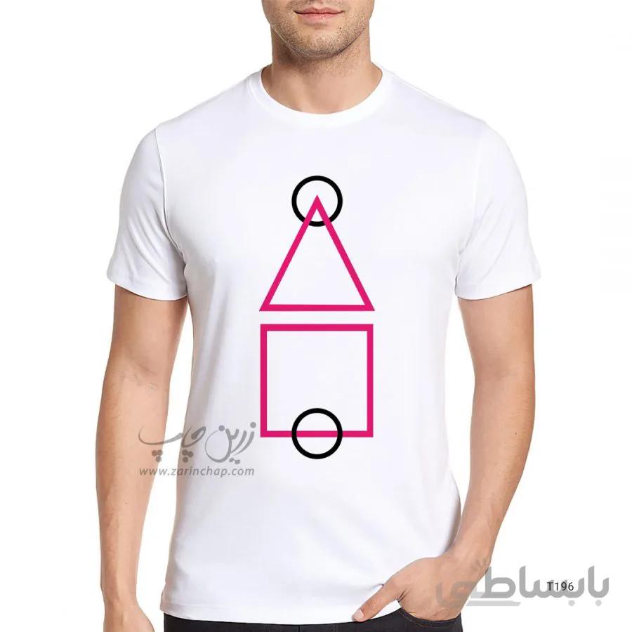 تیشرت طرح بازی مرکب مدل T196