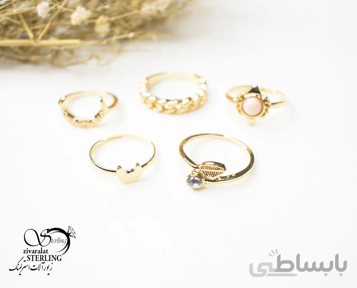 پک انگشتر زنانه کد 5588