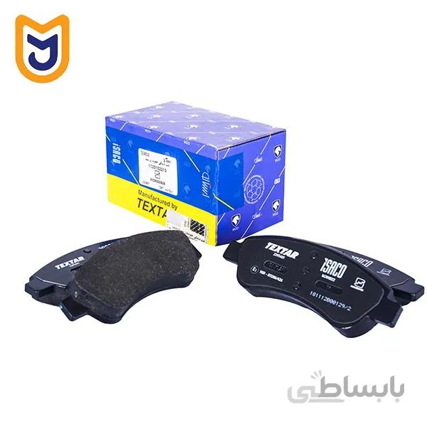 لنت ترمز جلو تکستار مدل 1620102213 مناسب پژو 206 تیپ 5 ، تیپ 6 و صندوقدار V2,V8,V9