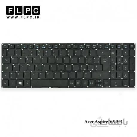 کیبورد لپ تاپ ایسر V5-591 اینتر کوچک-بدون فریم Acer Aspire V5-591 Laptop Keyboard