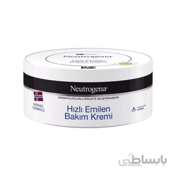 کرم مرطوب کننده مخصوص پوست خشک و نرمال نوتروژینا 200 میل