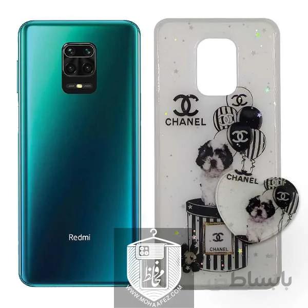 قاب فانتزی پاپ سوکت دار شیائومی Redmi Note 9s / Note 9 Pro / Note 9 pro Max طرح CHANEL کد XM329B