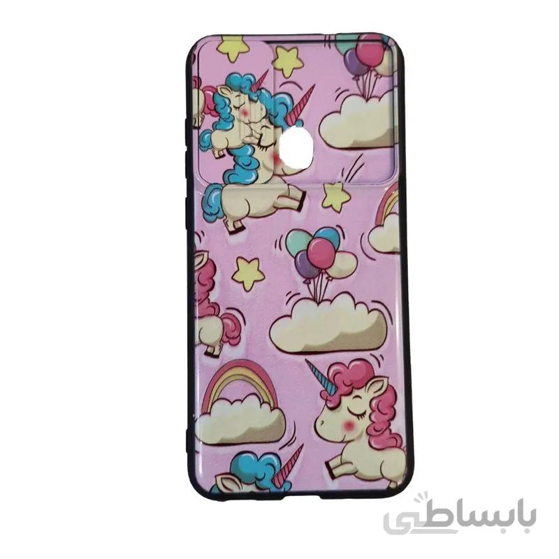 قاب روکش دار طرح تک شاخ سامسونگ گلکسی A21s