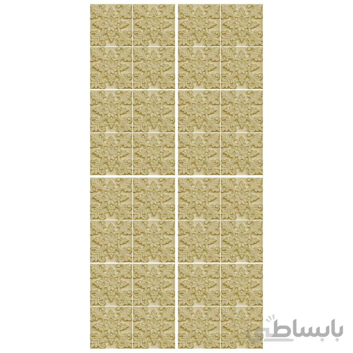 دیوارپوش تندیس و پیکره شهریار مدل امای کد W1010 21 بسته 32 عددی