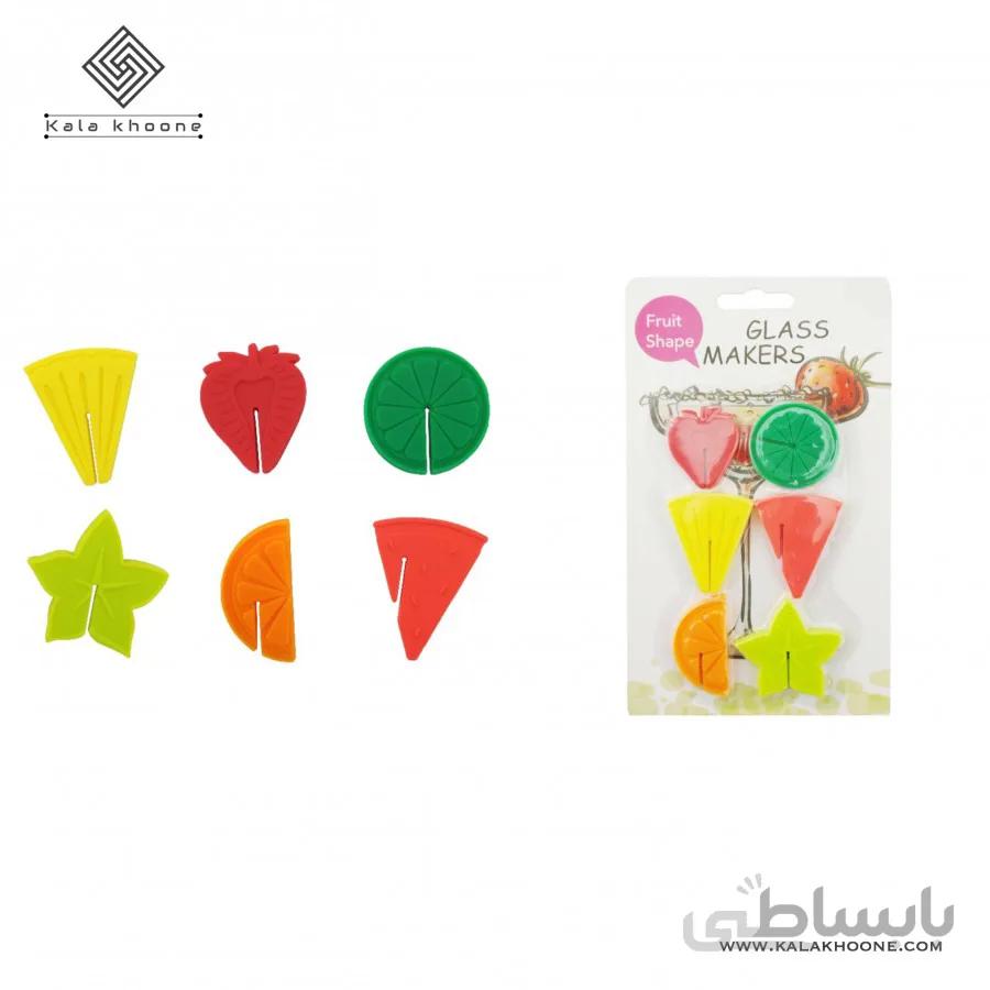نشانه گر لیوان طرح میوه