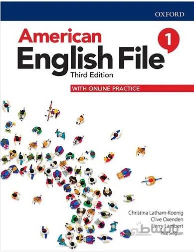 American English File 3rd 1 SB+WB+DVD وزیری