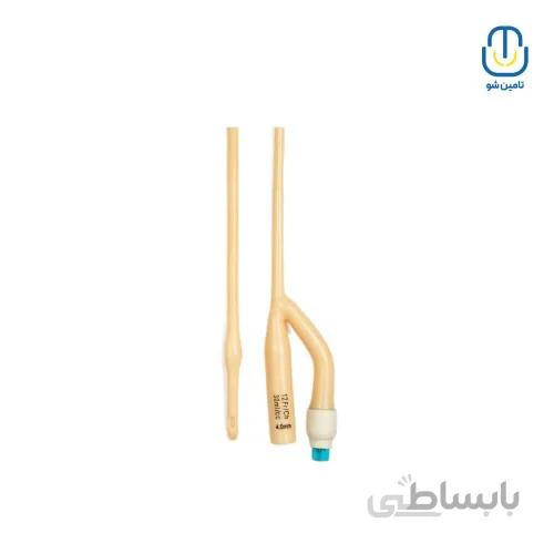 سوند فولی دو راهه ویترومد سایز ۱۲ سفید ا Vitromed two way foley catheter size 12 white