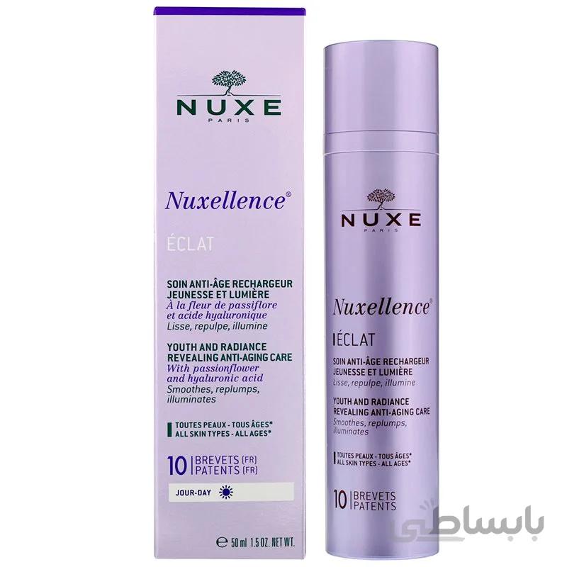 فلوئید ضد چروک نوکس مدل Nuxellence Eclat حجم 50 میلی لیتر