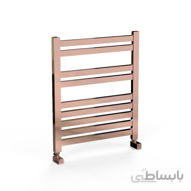 حوله خشک کن استیل زرد رزگلد