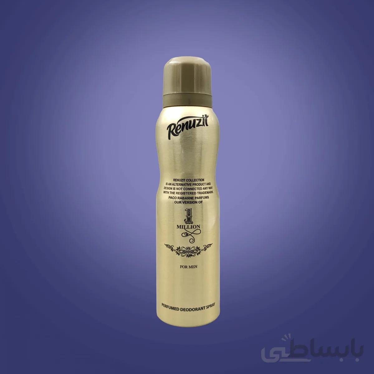 اسپری بدن مردانه مدل ONE MILLION رینوزیت ا ONE MILLION Body Spray Renuzit