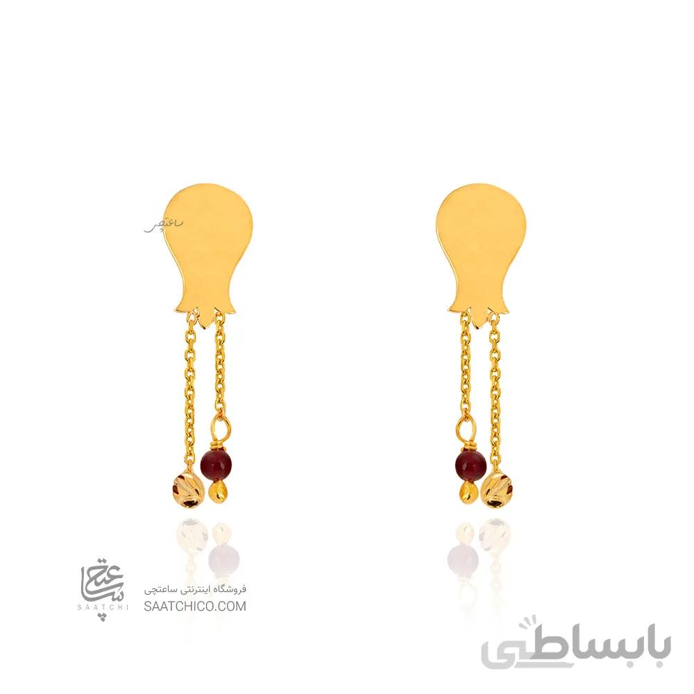 گوشواره طلا طرح انار کد XE276