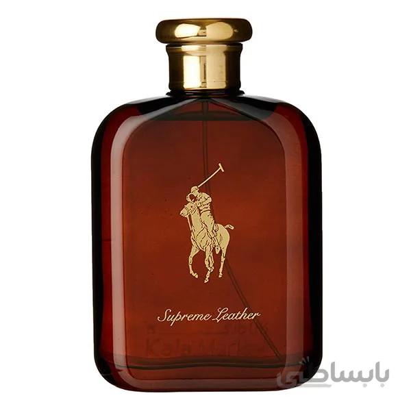 طرح اصل ادو پرفيوم مردانه رالف لورن (پولو) مدل Ralph Lauren Polo Supreme Leather