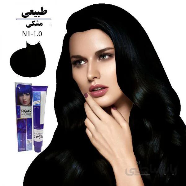 رنگ مو پیگار کراتینه مشکی N1-1.0