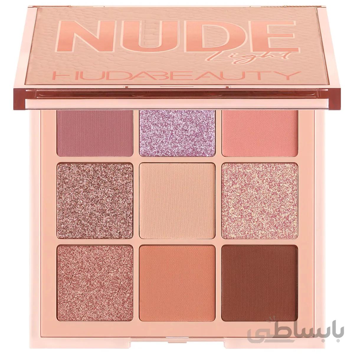 پالت سایه 9 رنگ برند هدی بیوتی مدل NUDE LIGHT