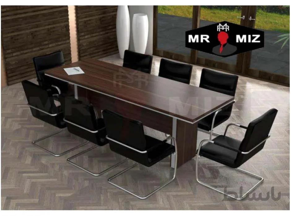 میز کنفرانس 8 نفره پایه باکس کد d258