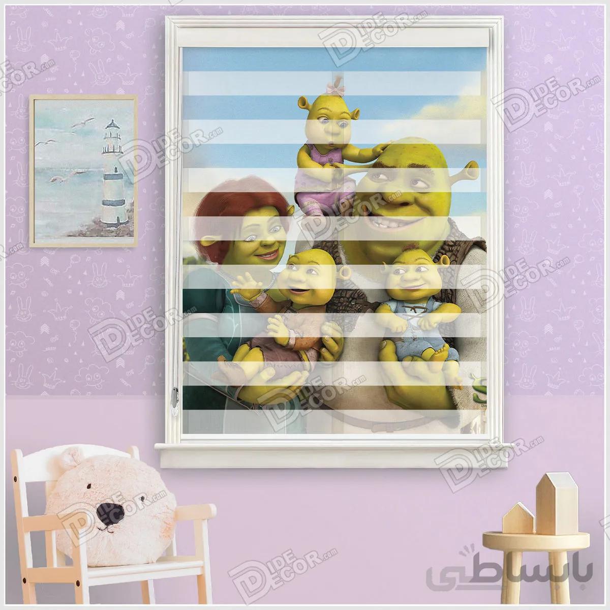 پرده زبرا چاپی کودک کد ZKP-11