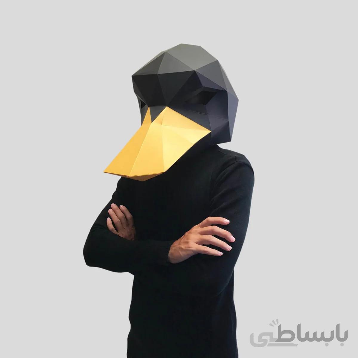 ماسک صورت اوریگامی اردک