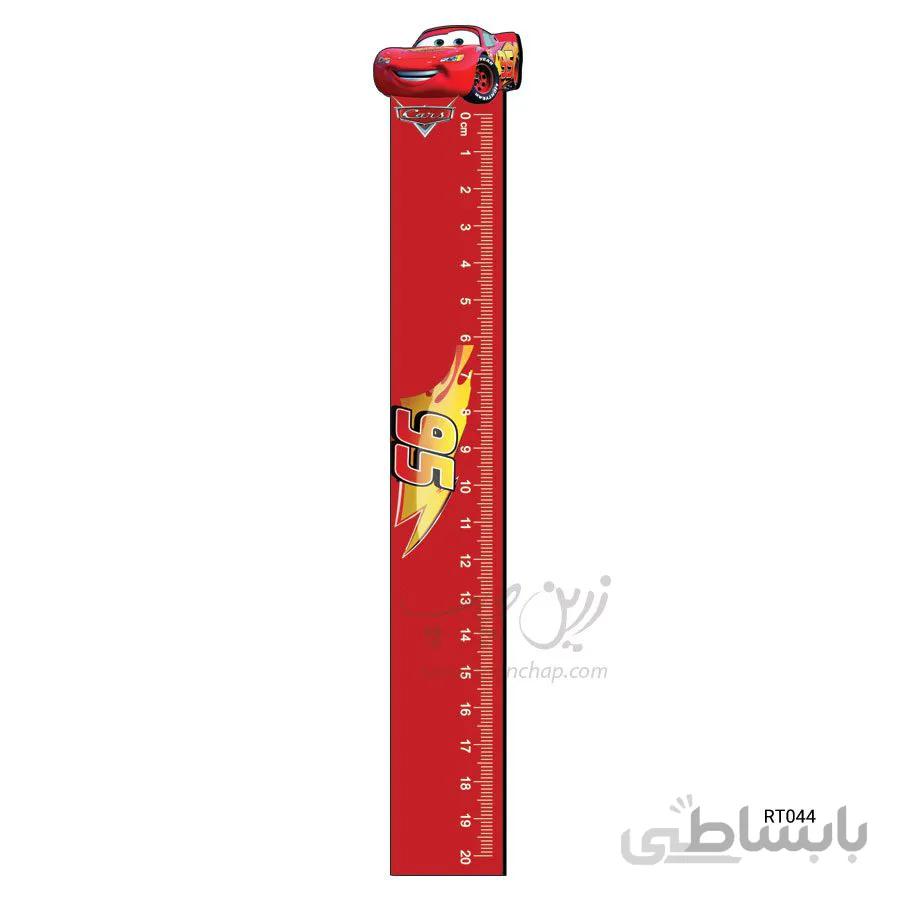 خط کش ۲۰ سانتی MDF مک کوئین طرح RT044