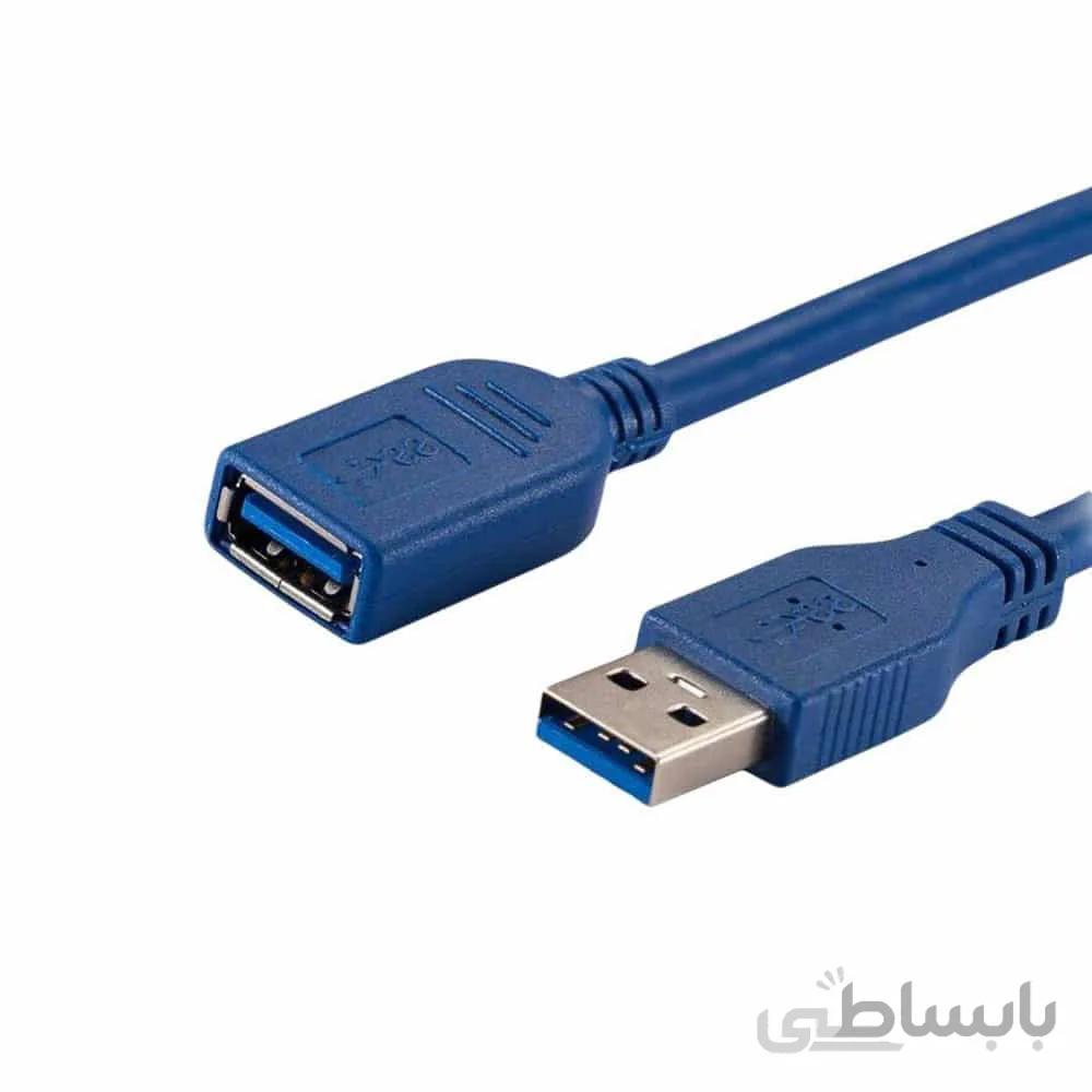 کابل افزایش طول USB به طول 3 متر ا USB 3.0 extension cable 3m