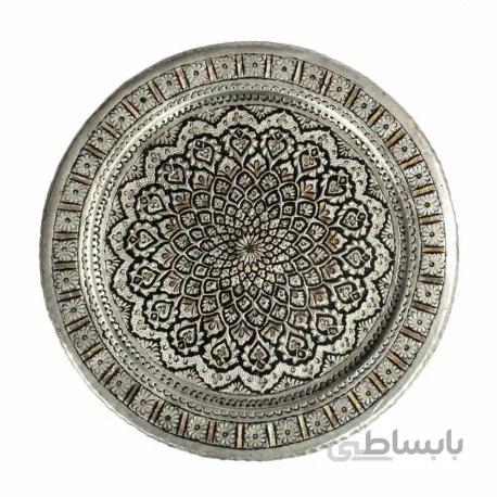 سینی بزرگ مسی قلمزنی قطر 50 سانتیمتر