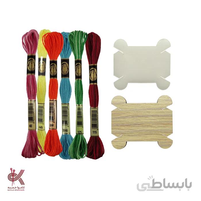 نخ گلدوزی (دمسه) و بوبین