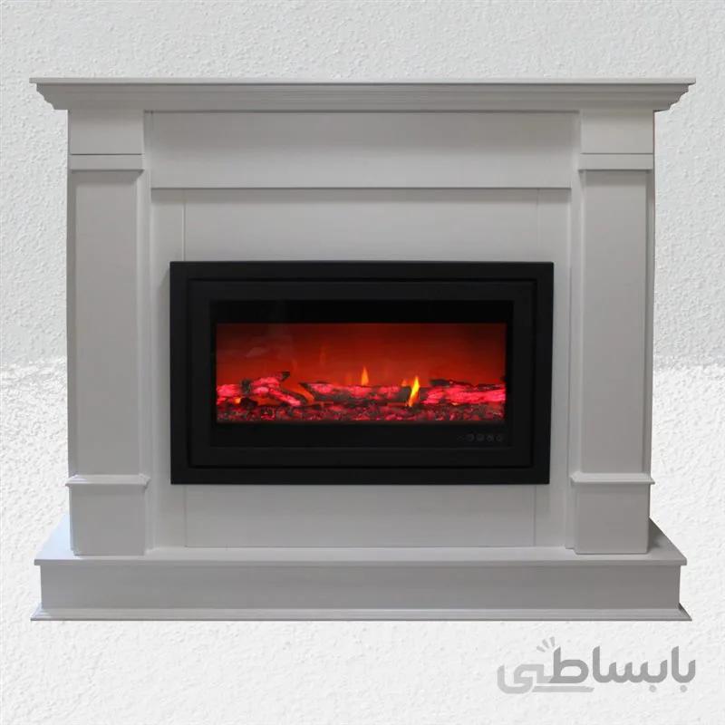 شومینه برقی زمینی آوالون با فریم چوبی ALW007